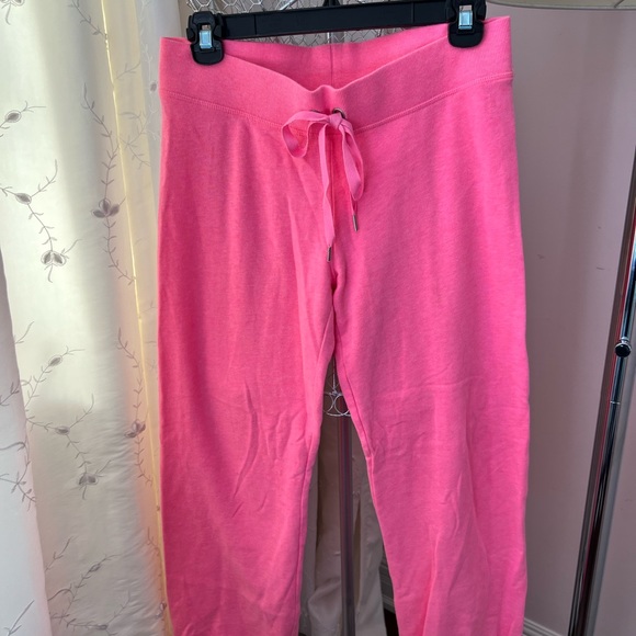 Victoria Secret Hot Pink Track Pants - Picture 1 of 4
